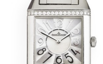Jaeger-LeCoultre: A lady's wristwatch of steel. Model Reverso, ref. 234.8.47. Quartz movement. 2010s.