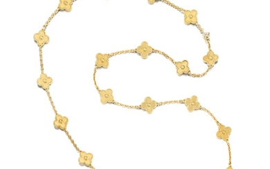 Gold Necklace, 'Vintage Alhambra', Van Cleef & Arpels