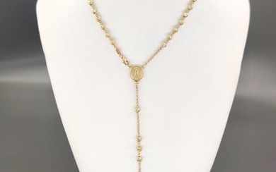 18 kt yellow gold women's necklace with pendant