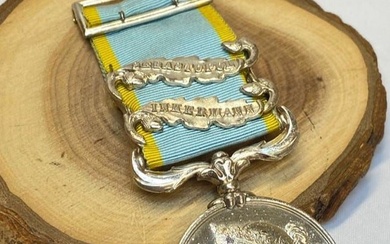 1854 Crimea Medal Two Bars - Inkerman, Sevastopol