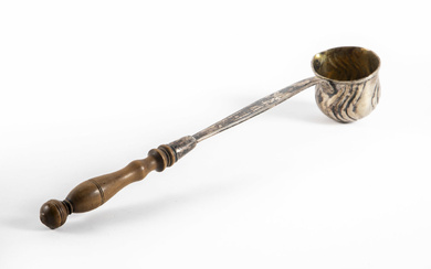 A Fine Antique hungarian Silver Parcel Gilt and Wood Toddy...