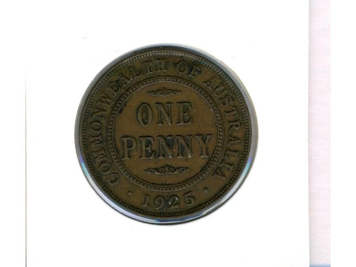 1925 Penny - Commonwealth of Australia (George V)