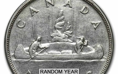 1937-1952 Canada Silver Dollar George VI Avg