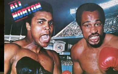 1976 Muhammad Ali v Ken Norton Boxing Program 9/28 Yankee Stadium NMT 63094b10