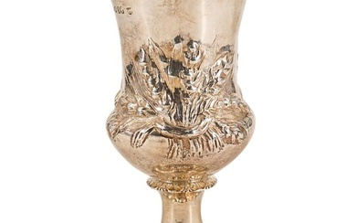 19th C. Charles Thomas Fox & George Fox Silver Goblet