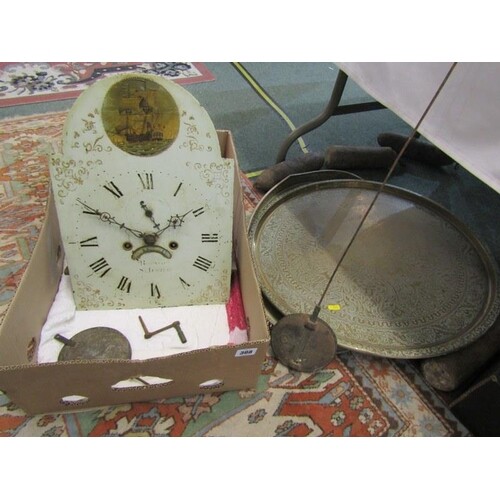 19th CENTURY 8 DAY LONG CASE CLOCK MOVEMENT, various clock w...