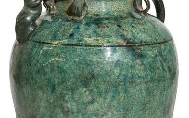 19th Century Chinese Oil Jar