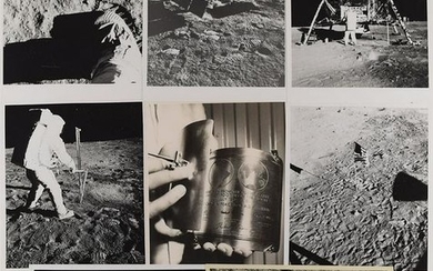 Apollo 11 Lot of (8) Vintage Original NASA Photographs