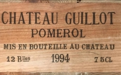 Chateau Guillot 1994 Pomerol 12 bottles owc