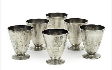 A Set of Six Tiffany & Company Makers Sterling Silver