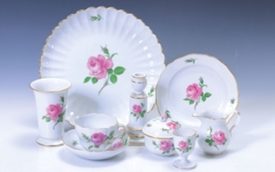 Set, Meissen, 20th c., Red Rose for...