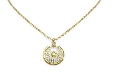 2.71 ctw Fancy Yellow Diamond Necklace 18K Yellow Gold
