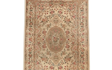 3'10 x 6' Hand-Knotted Sino-Persian Tabriz Area Rug
