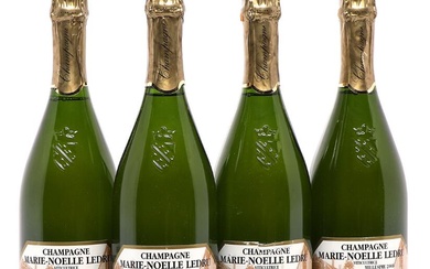 4 bts. Champagne Grand Cru Brut, Marie-Nöelle Ledru 2008 A (hf/in).