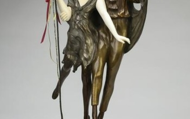 After Alfred Gilbert, sculpture titled 'Seduction'