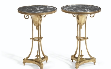 A PAIR OF FRENCH ORMOLU GUERIDONS, 20TH CENTURY