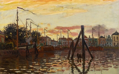 LE PORT DE ZAANDAM, Claude Monet