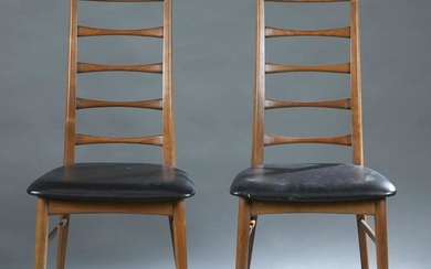 6 Danish Koefoeds teak chairs.
