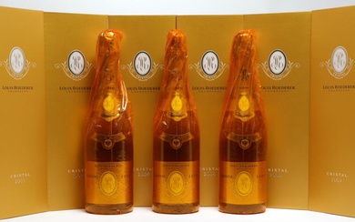 6 bts. Champagne “Cristal”, Louis Roederer 2009 A (hf/in). Oc.