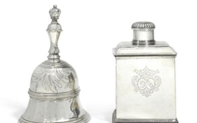 A Dutch silver table bell , Hendrick Griste I, Amsterdam, 1742