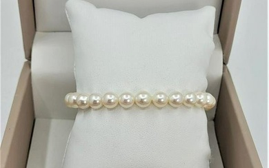 6.5x7mm Akoya Pearls - Bracelet