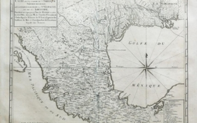 18th C. French Map of the Gulf Coast