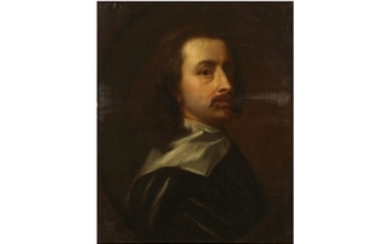 AFTER SIR ANTHONY VAN DYCK Self-portrait, painted oval...