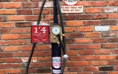 An Avery Hardoll model CH1 one gallon hand-cranked petrol pump