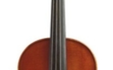 Belgian Violin - Charles John Joseph Poncin, Brussels, 1927, bearing the maker’s original signed label, length of one-piece back 355 mm.