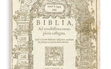 (BIBLE - Latin). Biblia, ad vetustissima exemplaria castigata.