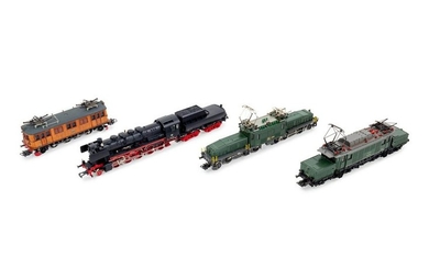 A Group of Four Factory Boxed Marklin HO-Gauge