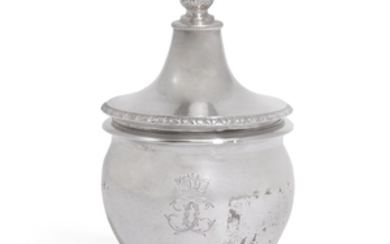 An Italian silver mustard pot, Luigi Vernazzi, Parma, circa 1820