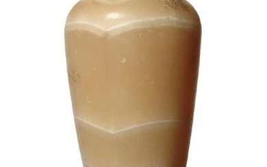 A large Egyptian alabaster jar, Old Kingdom