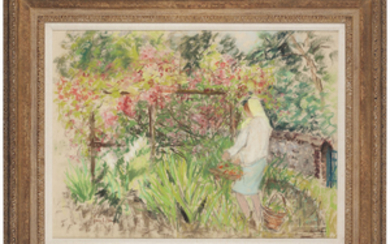 Paul Lucien Maze (French, 1887–1979), Jessie in the Garden