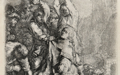 Rembrandt van Rijn (Dutch, 1606-1669) The Stoning of St. Stephen