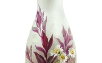 A Russian Porcelain Decorative Vase, Imperial Porcelain Manufactory, Period of Nicholas II, dated 1897
