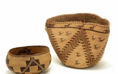 Two Native American Baskets.