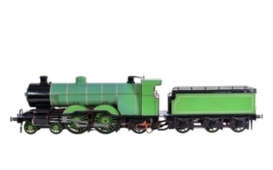 A well-engineered 3 ½ inch gauge model of a Great Northern Railway ‘Ivatt’ Atlantic Class 4-4-2 tender locomotive