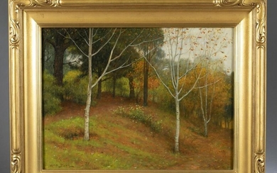 William Barr, Autumn Trees, 19th/20th c., O/C.