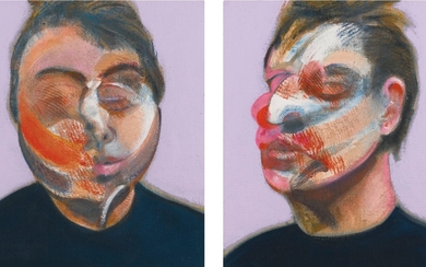 TWO STUDIES FOR A SELF-PORTRAIT, Francis Bacon