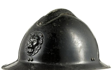 A Belgian steel helmet M 31 of the Gendarmerie, 1930s
