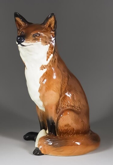 A Beswick Pottery Fire Side Fox Model, No. 2348,...