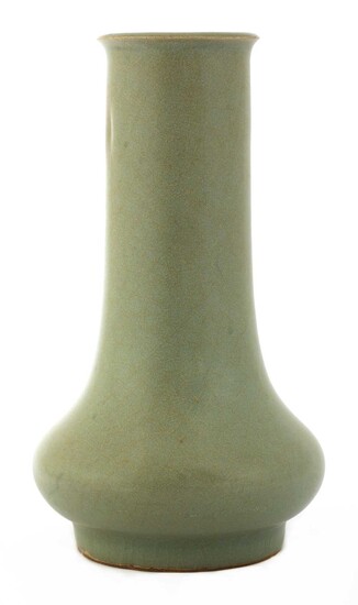 A Chinese Longquan celadon vase