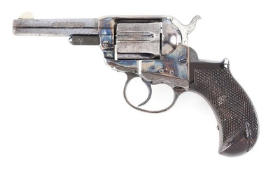 (A) EARLY LONDON SHIPPED COLT MODEL 1877 LIGHTNING DOUBLE ACTION REVOLVER.