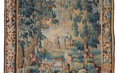 A Flemish Verdure tapestry