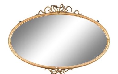 A French Giltwood Mirror Width 38 inches.