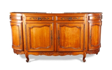 A French Provincial Style Fruitwood Serving Cabinet