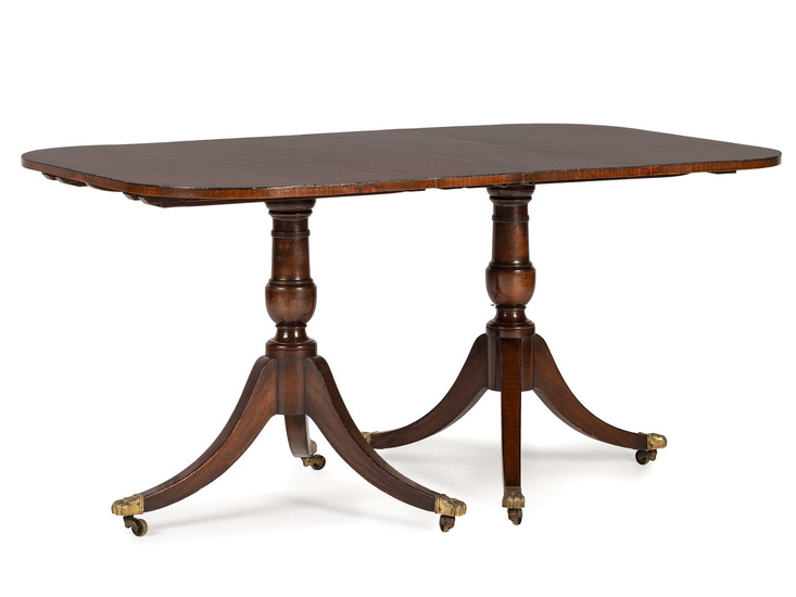 A George III Style Mahogany Dining Table