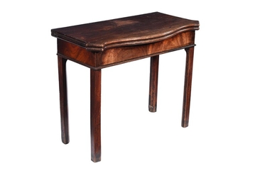A George III mahogany tea table