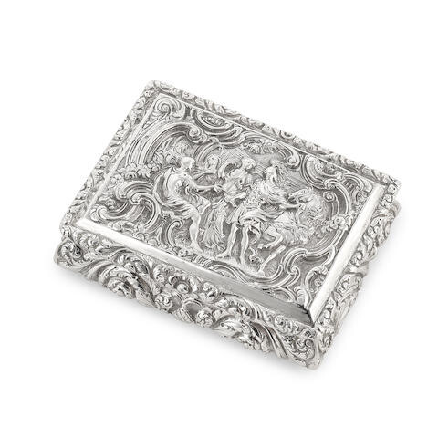 A George IV silver snuff box
